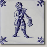 Ceramic Tile for the Genealogy page for Van Alderwerelt